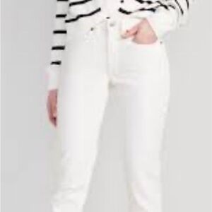 GAP Classic White Denim size 6/28 petite NWT